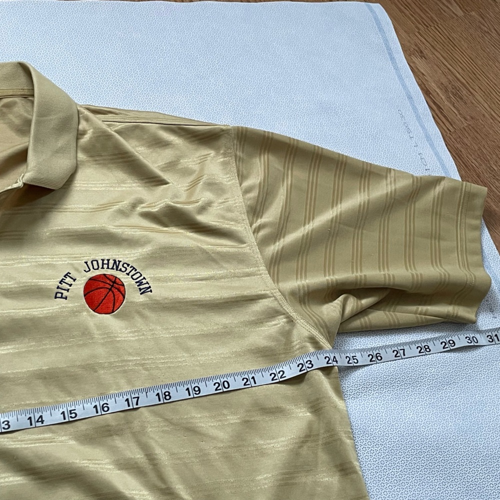 Adidas Pitt Johnstown Gold Polo Shirt